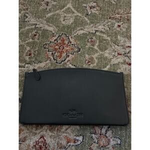 Coach Leather Zip Pouch
